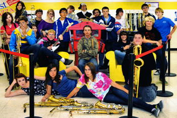 Photograph of Carson High Jazz Band 2013