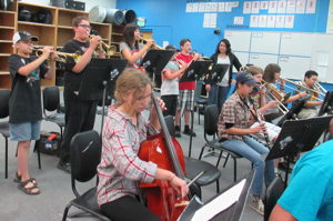 Photograph of last year's Jazz Camp