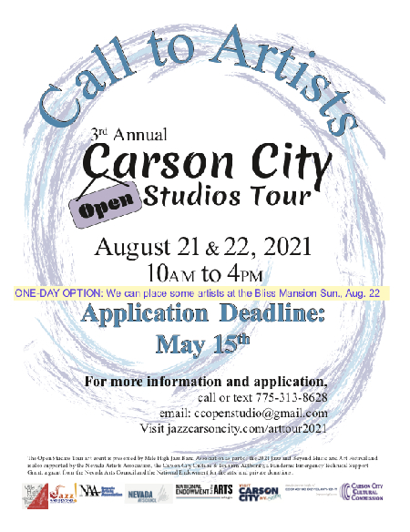 Snapshot of 'call to artists' flyer