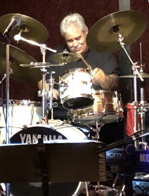 Photograph of MHJB drummer Neil Strocchio
